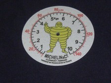 REPRODUCTION DU FOND DE CADRAN EN TOLE LITHO POUR GONFLEUR COMPRESSEUR MICHELIN
