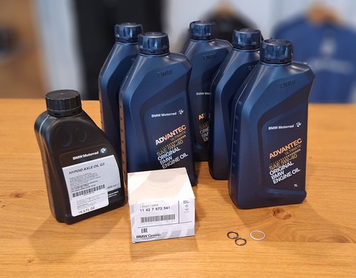 Bmw oil change kit - oil,