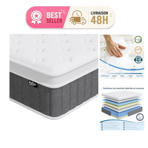 Matelas 180 200 26 cm - 180, x