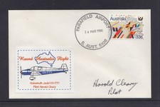 Australia 1986 Signed Flight Cover, Pilot Harold Cleary, Homebuilt Jodel VH-FTY