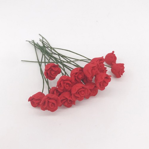 Pcs mini rose artificielle - 5,