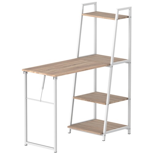Homcom bureau 106x48x128cm - bureau,