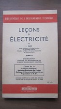 Leçons d'électricité par J