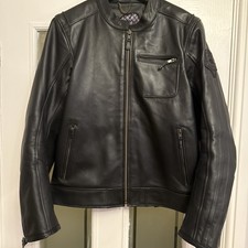 Furygan L'Audacieux Leather Jacket Motorcycle Motorbike Black  large  
