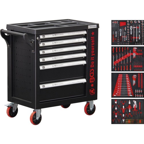 Servante atelier 158 outils - servante,