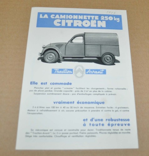 1953 1954 citroen cv - 1953, 2