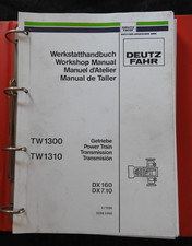 Deutz-Fahr DX 160 7.10 Tractor TW 1300 1310 Transmission Drivetrain Serv Manual