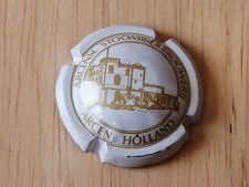 capsule de Bière Pays-Bas rare format quart blanc et or