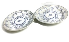 Villeroy Boch  two  Plates Blue White Copenhague Iconic Design Kopenhagen Antiqu