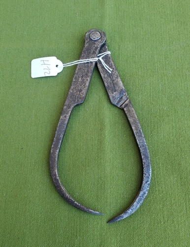 Ancien compas fer - fer, forgÉ