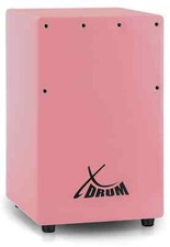 Petit Cajon Batterie a Main pour Enfant Débutant Cordes Accordables Rose 36cm