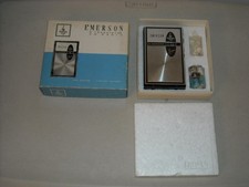 Vintage Emerson Model 31p58  8 Transistor Radio WORKS FULL ORIGINAL PACKAGE