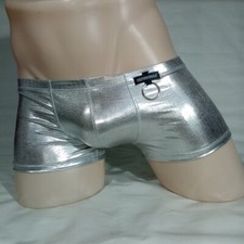 Boxer homme argenté gay int .