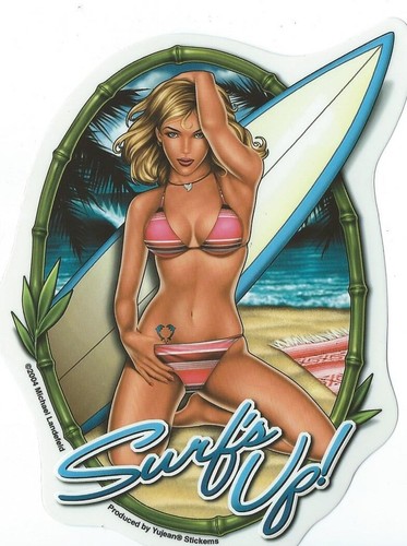 Autocollant sexy pin - autocollant,