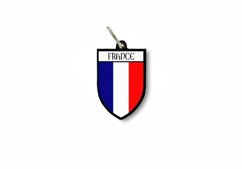 Porte cles clefs cle drapeau