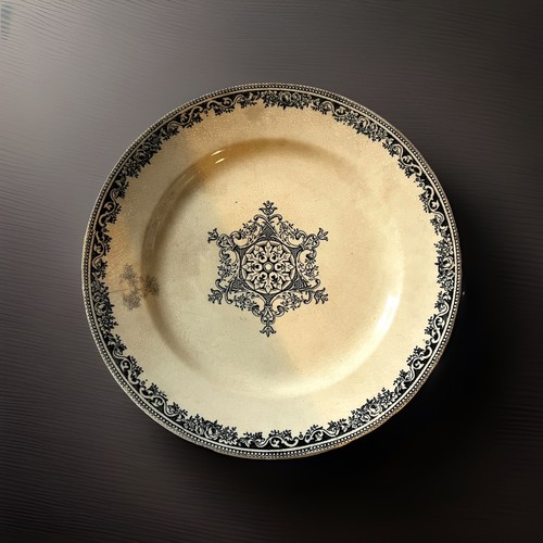 Rare assiette ancienne milieu - assiette,