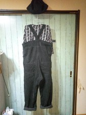 USED ROCK-BOTTOM PRICE! UNUSED SAROUEL SALOPE CHARCOAL CORDUROY. ﾂ･500 DISCOUNT