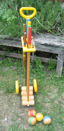 Jeu croquet ancien - de, jardin