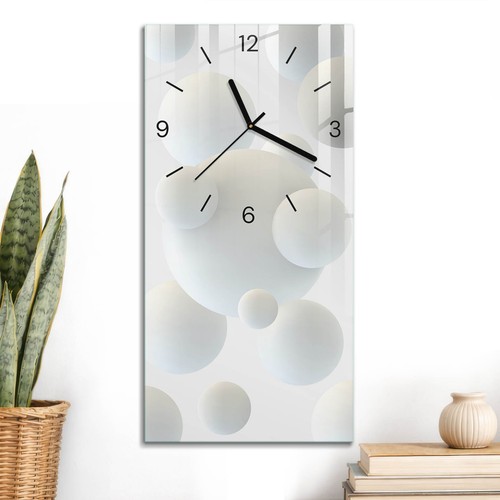 Horloge murale verre - horloge, en