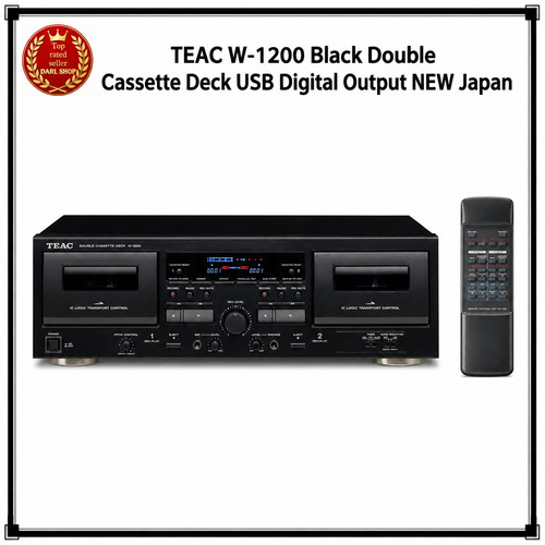 Teac 1200 noir double - w-1200,