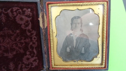 Daguerreotype dans son ecrin - daguerreotype,