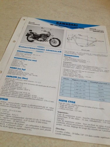 Kawasaki bn125 eliminator - bn125, bn
