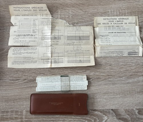 Règle calculer poche - règle,