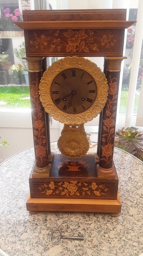 Pendule portique palissandre - portique,