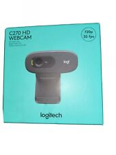 Logitech C270 HD Web Cam 720p Black Ships Same Day Widescreen Video Webcam New