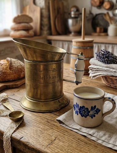 Ancien pot lait melkkan - lait,