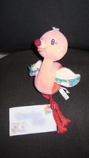 doudou peluche flamand rose