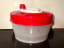 Triumph salad spinner red color year 72 made France vintage seventies