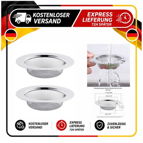 Filtres évier inox 5 cm - 7,5,