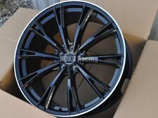 4X jantes alliage 20" style ABT noir 9J 5X112 pour Audi A5 A6 A7 Q5 Q7 etron
