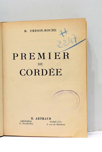 Frison roche premier - frison-roche, de
