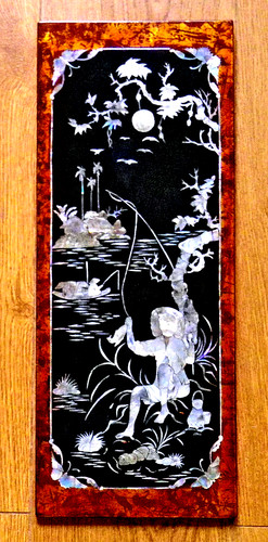 Tableau japon ancien - tableau, bois