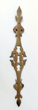19th century BAROQUE STYLE BUFFET WINDOW BRONZE CABINET DOOR LOCK ENTRANCE