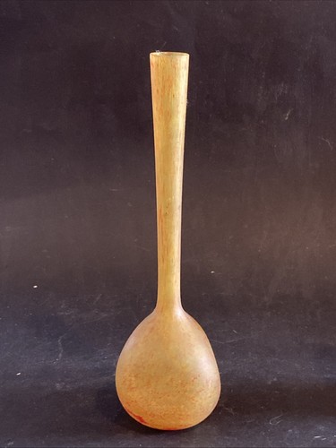 Vase jaune orangé soliflore - orangé,