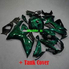 Green Forged Carbon Fiber Bodywork Fairing Kit For 2011-2026 Suzuki GSX600R/750R