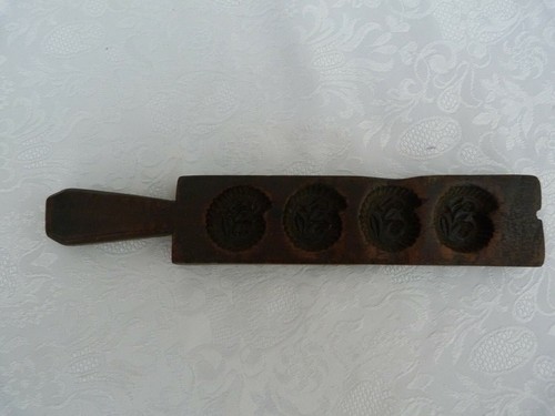 Ancien moule bois dense - dense, (