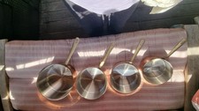 4 Casseroles cuivre