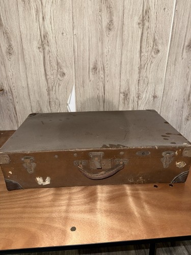 Valise ancienne marron - valise, de