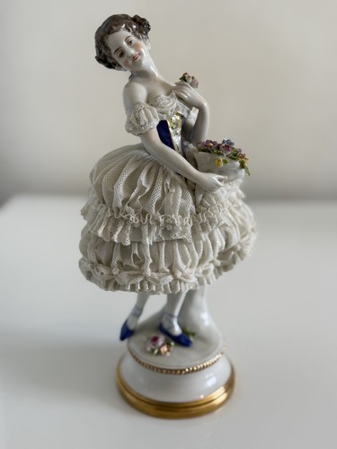 Antique german porcelain lace
