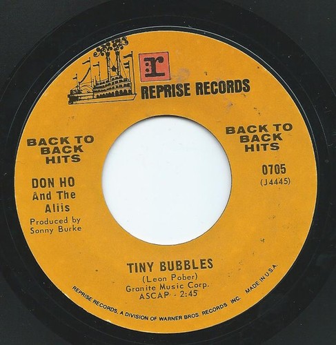 Don tiny bubbles do i - ho,