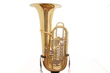 B&S F-Tuba 3100 • 6 Soupapes • Tube En Laiton Doré • Minibal • Inclus. Étui, Gig