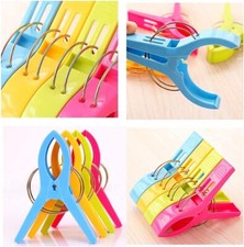 4x Plage Serviette Pinces à