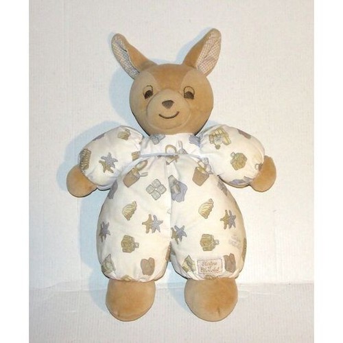 Doudou lapin motifs décoré - lapin,