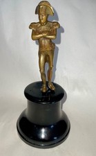 Napoleon Bonaparte Statue on Wood Base - Brass - Late 19th Century - Not Signed