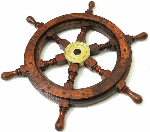 Poignée volant bateau - en, bois