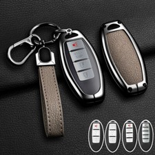 Zinc Alloy TPU Leather Car Key Case Cover For Infiniti QX50 QX56 QX70 QX70 FX35